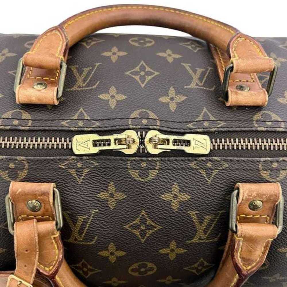 LOUIS VUITTON Brown Monogram Leather Keepall 50 Boston Bag - Picture 7 of 11